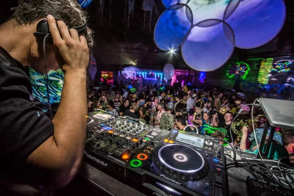 Michael Christopher DJing at Electric Pickle